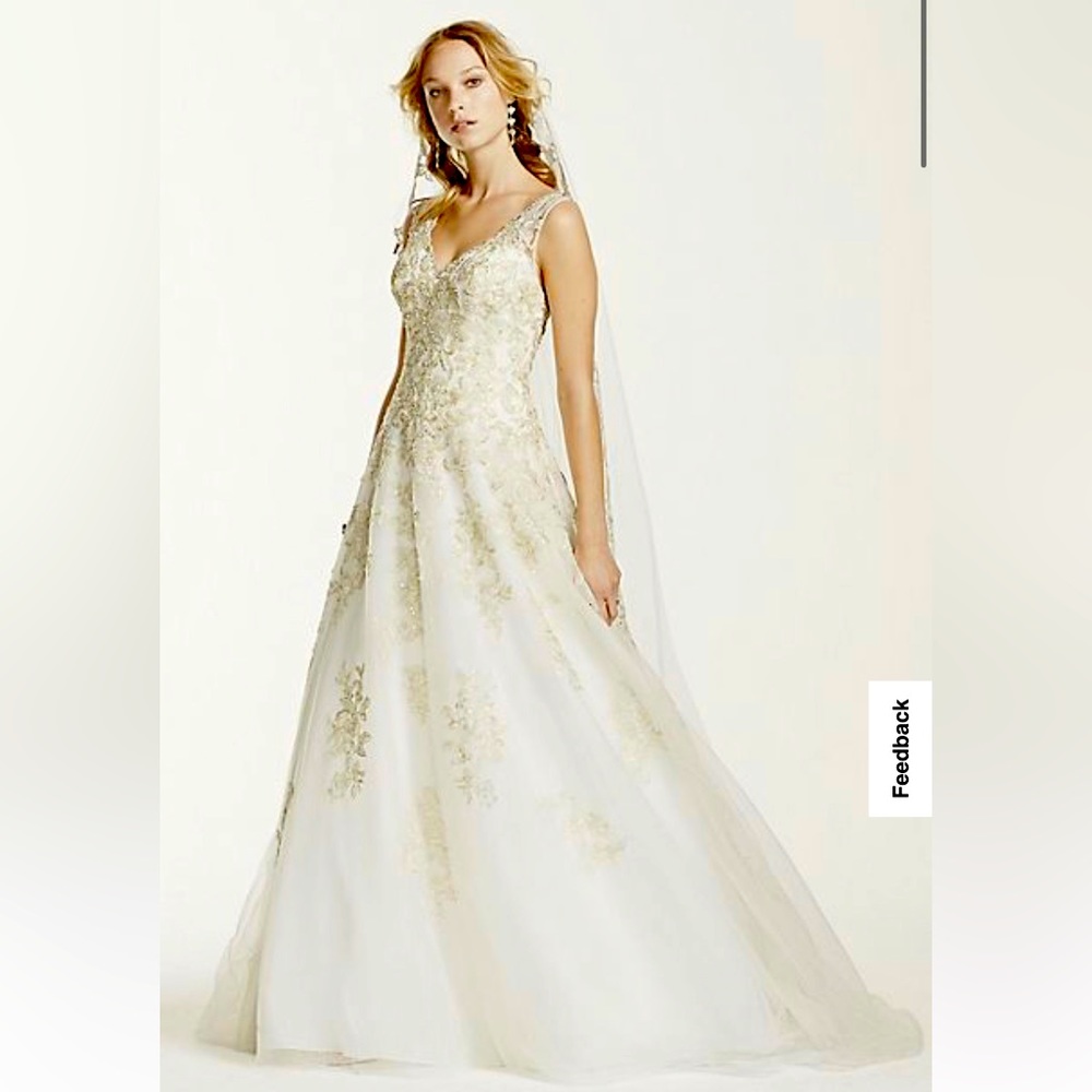 One of a kind plus size wedding dress!
